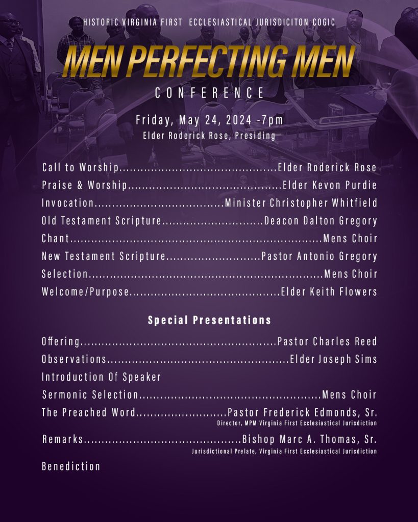 2024 Jurisdictional Men Perfecting Men’s Conference Historic First