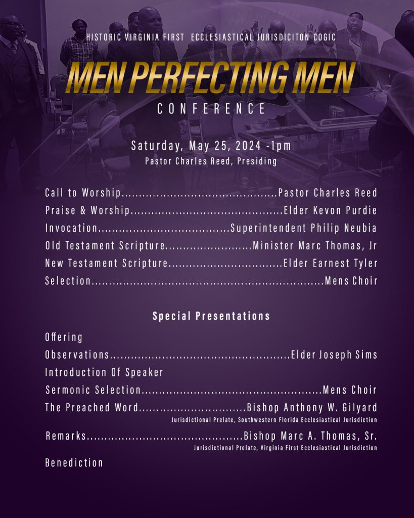 2024 Jurisdictional Men Perfecting Men’s Conference Historic First